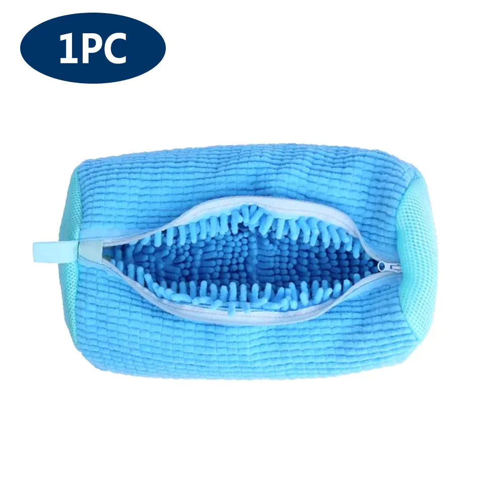 Wyściełana torba do prania butów – organizer do prania w pralce, chroniący trampki i obuwie (wytrzymała siatka poliestrowa)