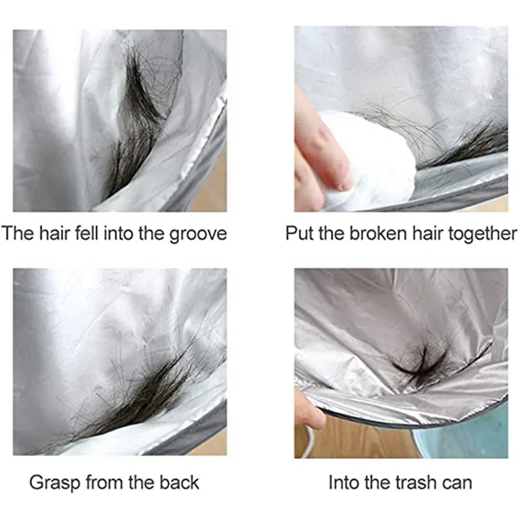 Peleryna-parasol do strzyżenia włosów DIY – bezproblemowy fartuch do strzyżenia włosów do domu i salonu