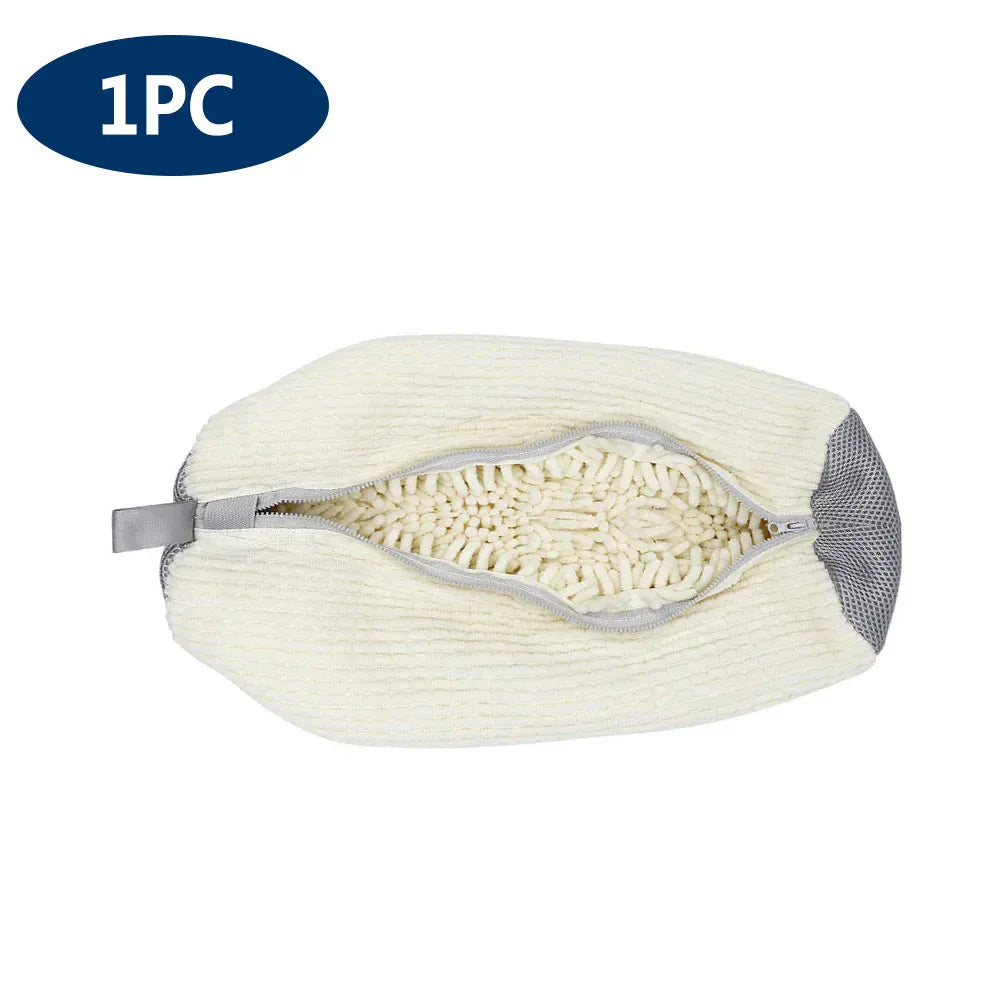 Wyściełana torba do prania butów – organizer do prania w pralce, chroniący trampki i obuwie (wytrzymała siatka poliestrowa)