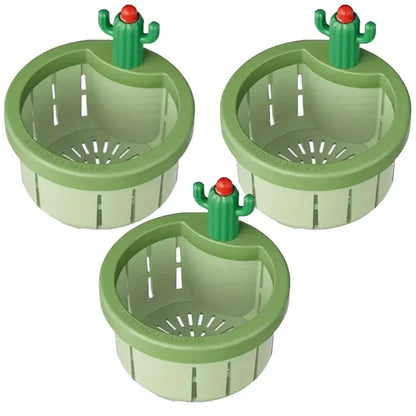 Cactus Sink Drain Strainer – Automatic Dumping Basket & Kitchen Waste Filter | Multi-Functional Sink Filter Net