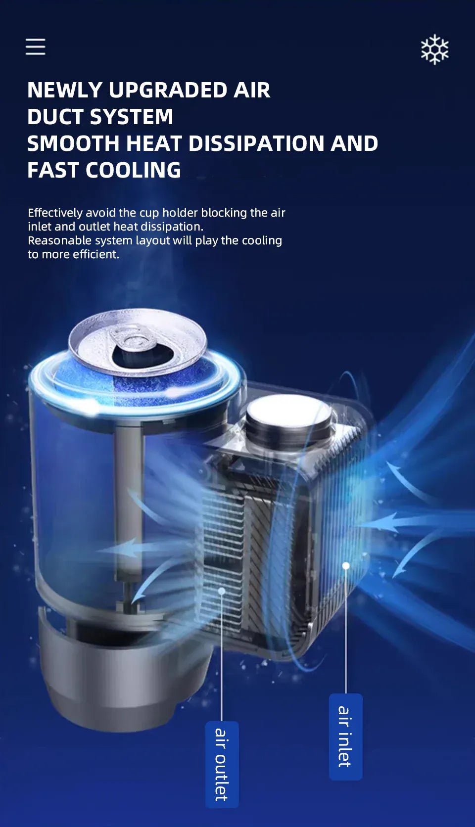 Inteligentny kubek samochodowy z funkcją podgrzewania i chłodzenia 12 V/220 V – inteligentna kontrola temperatury dotykowej, szybko podgrzewający i chłodzący kubek podróżny