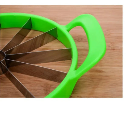 Krajalnica do arbuza ze stali nierdzewnej – duża krajalnica do owoców i przegródka do melona (1/2 części)