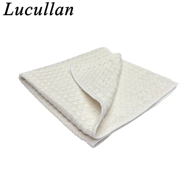 Ręcznik do osuszania z mikrofibry Lucullan 40x40 cm, 400 g/m², 3D, waflowy – ultrachłonna ściereczka do czyszczenia i pielęgnacji samochodu na sprzedaż w Polsce
