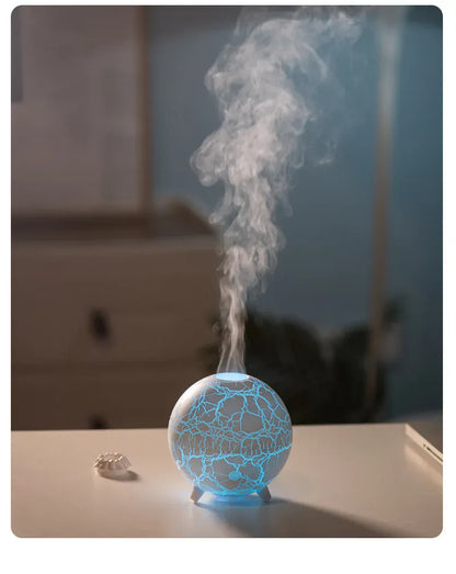 2024 Nowa Planeta Kolorowa Lampa Atmosferyczna Nawilżacz USB – Dyfuzor Olejków Eterycznych 200 ml 