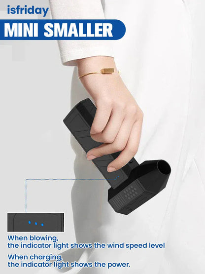 X3 Mini wentylator Violent 110000 obr./min Turbo Jet Air Duster | Mocna dmuchawa do samochodu, klawiatury i czyszczenia