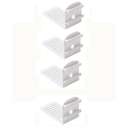 1/4/8 szt. antypoślizgowych uchwytów na prześcieradła | Regulowane plastikowe klipsy i zapięcia do narzut na łóżko 