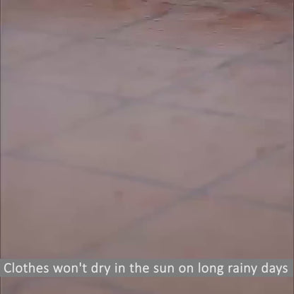 Inteligentna składana elektryczna suszarka do ubrań – kompaktowa, cicha i energooszczędna (wtyczka EU 220 V) 