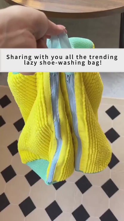 Wyściełana torba do prania butów – organizer do prania w pralce, chroniący trampki i obuwie (wytrzymała siatka poliestrowa)
